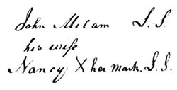 John Milam Jr Signature